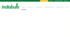 Desktop Screenshot of indiabulls.com