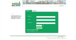 Desktop Screenshot of erealty.indiabulls.com